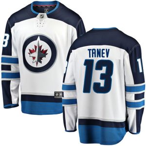 Herren Winnipeg Jets Eishockey Trikot Brandon Tanev #13 Breakaway Weiß Fanatics Branded Auswärts